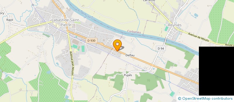 localisation de l'entreprise MONSIEUR THIERRY LAPOUGE  ORGUEIL