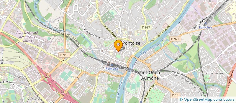 localisation de l'entreprise MONSIEUR THIERRY LARADE à PONTOISE