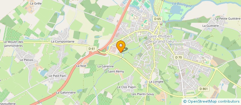 localisation de l'entreprise MONSIEUR THIERRY LARDENOIS  SAINT-PHILBERT-DE-GRAND-LIEU