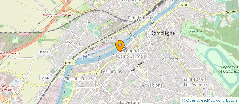 localisation de l'entreprise MONSIEUR THIERRY LARDIER à COMPIEGNE