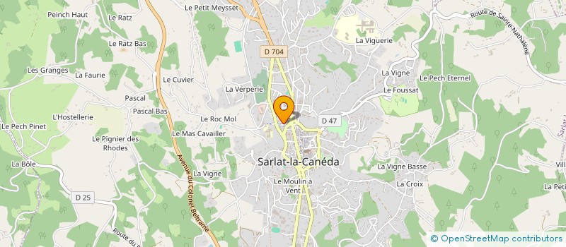 localisation de l'entreprise MONSIEUR THIERRY LAREQUIE à SARLAT-LA-CANEDA