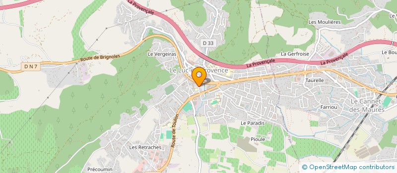 localisation de l'entreprise MONSIEUR THIERRY LARIBI  LE LUC