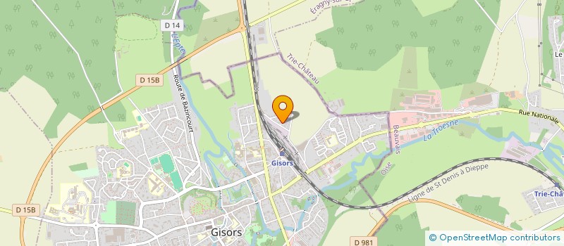 localisation de l'entreprise MONSIEUR THIERRY LARMINE  GISORS
