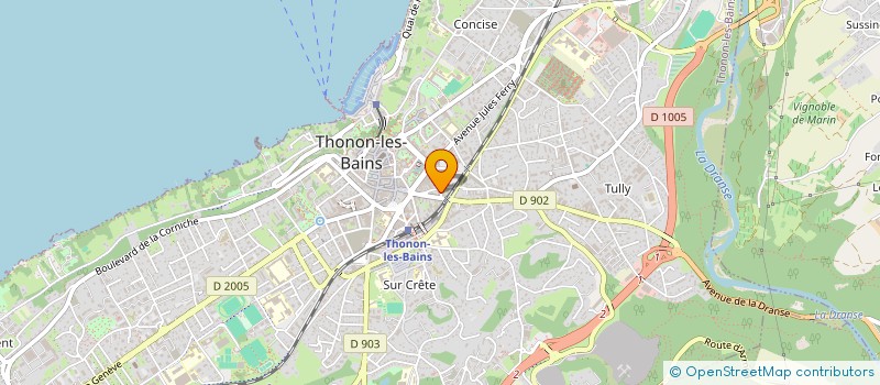 localisation de l'entreprise MONSIEUR THIERRY LAROCHE à THONON-LES-BAINS