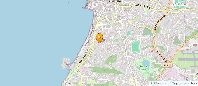 localisation de l'entreprise MONSIEUR THIERRY LARRALDE à BIARRITZ