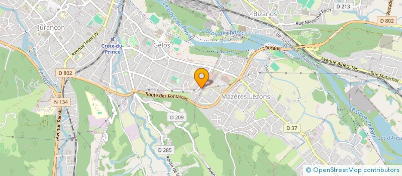 localisation de l'entreprise MONSIEUR THIERRY LARSABAL  GELOS