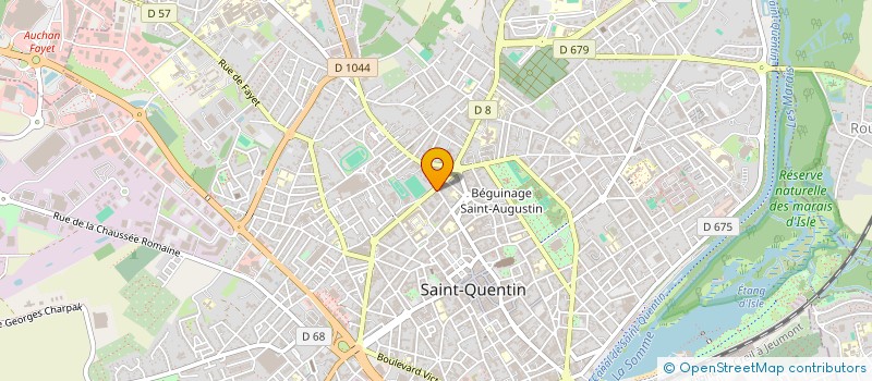 localisation de l'entreprise MONSIEUR THIERRY LASKOWSKI à SAINT-QUENTIN