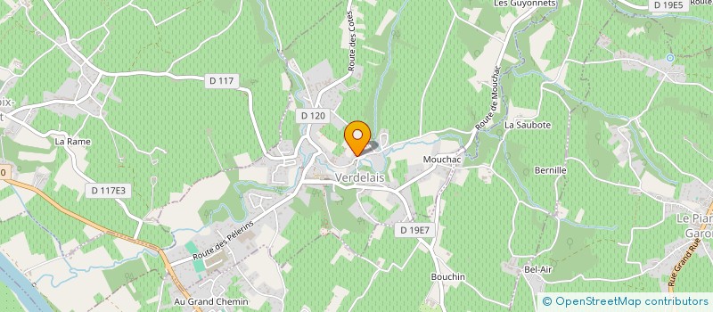 localisation de l'entreprise MONSIEUR THIERRY LATESTERE  VERDELAIS