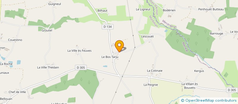 localisation de l'entreprise MONSIEUR THIERRY LATOUCHE à MENEAC
