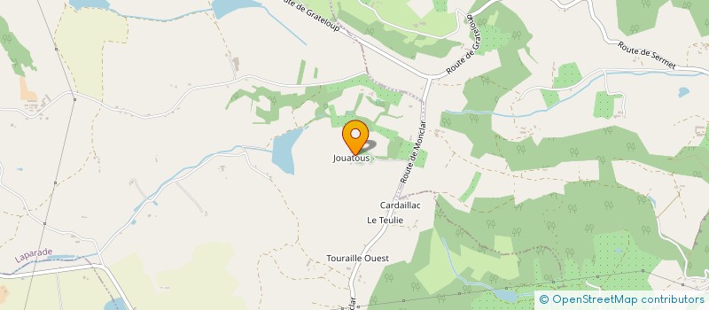 localisation de l'entreprise MONSIEUR THIERRY LAUBIE  LAPARADE