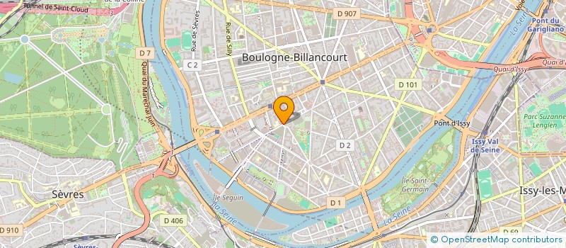 localisation de l'entreprise MONSIEUR THIERRY LAUGEL à BOULOGNE-BILLANCOURT