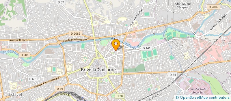 localisation de l'entreprise MONSIEUR THIERRY LAURENCON à BRIVE-LA-GAILLARDE