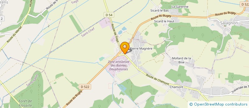 localisation de l'entreprise MONSIEUR THIERRY LAURENS  SAINT-CHEF