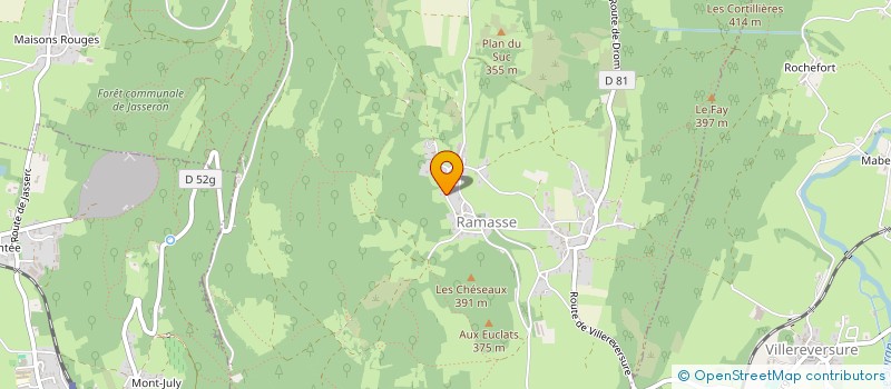 localisation de l'entreprise MONSIEUR THIERRY LAURENT  RAMASSE