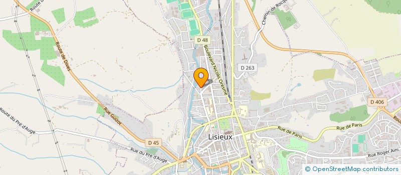 localisation de l'entreprise MONSIEUR THIERRY LAURENT  LISIEUX