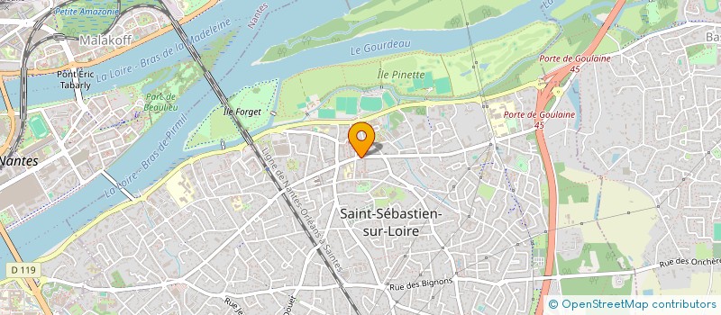 localisation de l'entreprise MONSIEUR THIERRY LAURENT à SAINT-SEBASTIEN-SUR-LOIRE