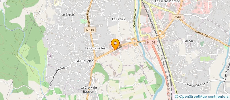 localisation de l'entreprise MONSIEUR THIERRY LAURICHESSE à ALES