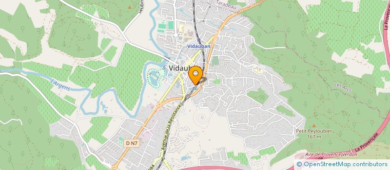 localisation de l'entreprise MONSIEUR THIERRY LAURIERE  VIDAUBAN