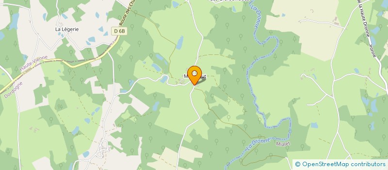 localisation de l'entreprise MONSIEUR THIERRY LAUZEILLE  SAINT-SAUD-LACOUSSIERE