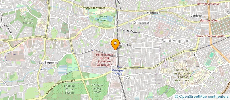 localisation de l'entreprise MONSIEUR THIERRY LAVAUD  MERIGNAC