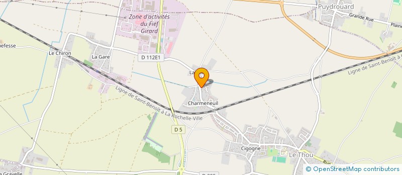 localisation de l'entreprise MONSIEUR THIERRY LAVERGNE  LE THOU