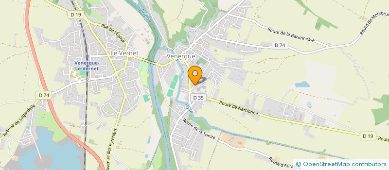 localisation de l'entreprise MONSIEUR THIERRY LAVERGNE à VENERQUE