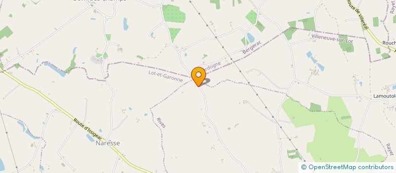 localisation de l'entreprise MONSIEUR THIERRY LAVIGNERIE  RIVES