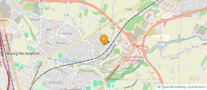 localisation de l'entreprise MONSIEUR THIERRY LAYE  BOURG-LES-VALENCE