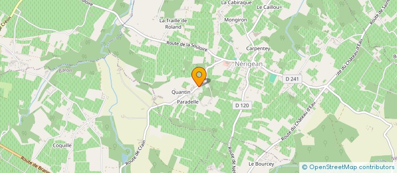 localisation de l'entreprise MONSIEUR THIERRY LAZZARINI  NERIGEAN