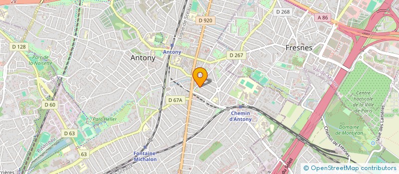 localisation de l'entreprise MONSIEUR THIERRY LE  BAILLY-ROMAINVILLIERS