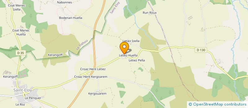 localisation de l'entreprise MONSIEUR THIERRY LE BOS  SAINT-ELOY