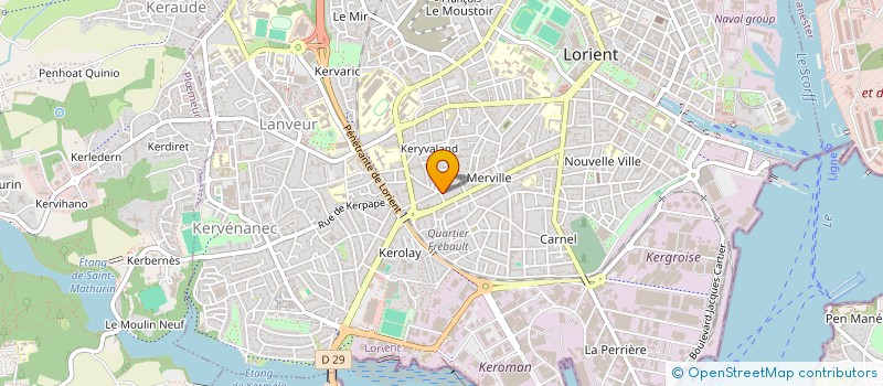 localisation de l'entreprise MONSIEUR THIERRY LE CORRE  LORIENT