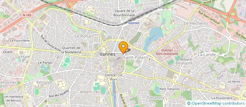 localisation de l'entreprise MONSIEUR THIERRY LE DIVENACH  VANNES