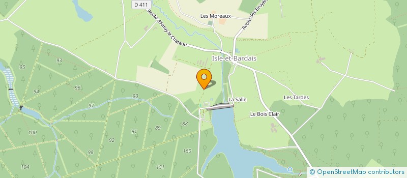 localisation de l'entreprise MONSIEUR THIERRY LE DOUJET  ISLE-ET-BARDAIS