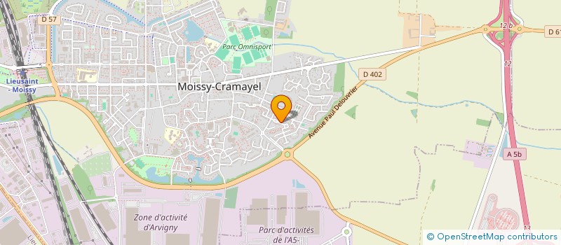 localisation de l'entreprise MONSIEUR THIERRY LE FORBAN à MOISSY-CRAMAYEL