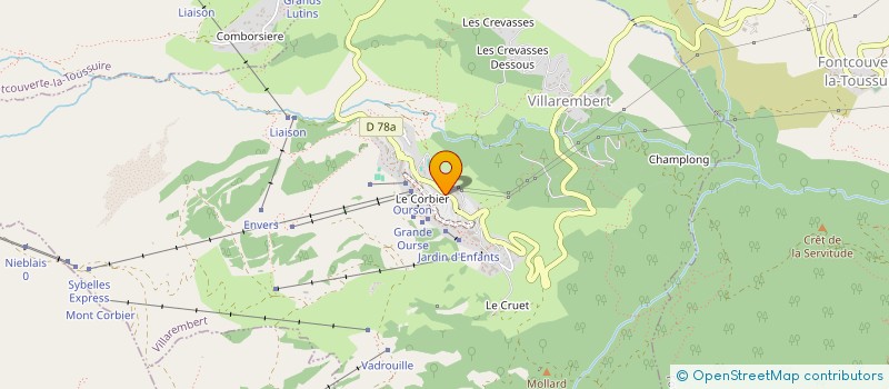 localisation de l'entreprise MONSIEUR THIERRY LE GAC  VILLAREMBERT