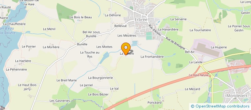 localisation de l'entreprise MONSIEUR THIERRY LE GAL  BALAZE