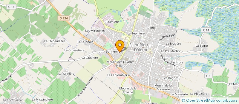 localisation de l'entreprise MONSIEUR THIERRY LE GOFF à SAINT-PIERRE-D'OLERON