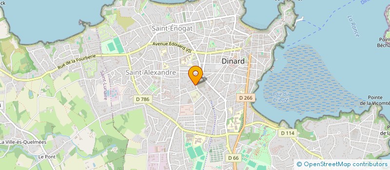 localisation de l'entreprise MONSIEUR THIERRY LE HELLOCO  DINARD