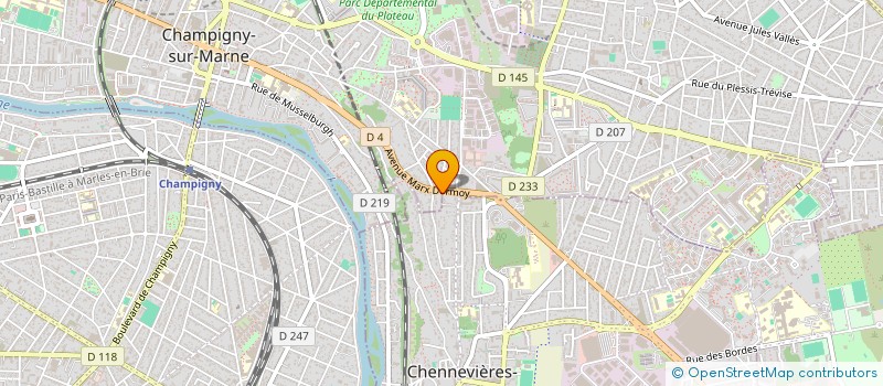 localisation de l'entreprise MONSIEUR THIERRY LE MAGNY  CHAMPIGNY-SUR-MARNE