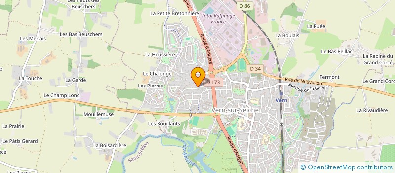 localisation de l'entreprise MONSIEUR THIERRY LE MENN  VERN-SUR-SEICHE