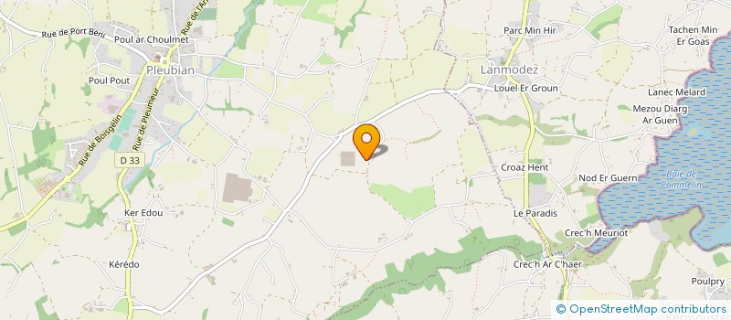 localisation de l'entreprise MONSIEUR THIERRY LE MERRER  PLEUBIAN