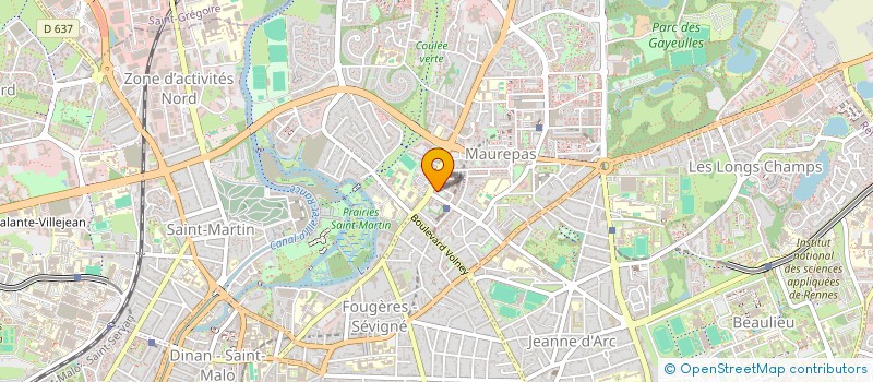 localisation de l'entreprise MONSIEUR THIERRY LE MEVEL  RENNES