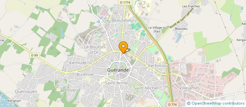 localisation de l'entreprise MONSIEUR THIERRY LE MOUEL à GUERANDE