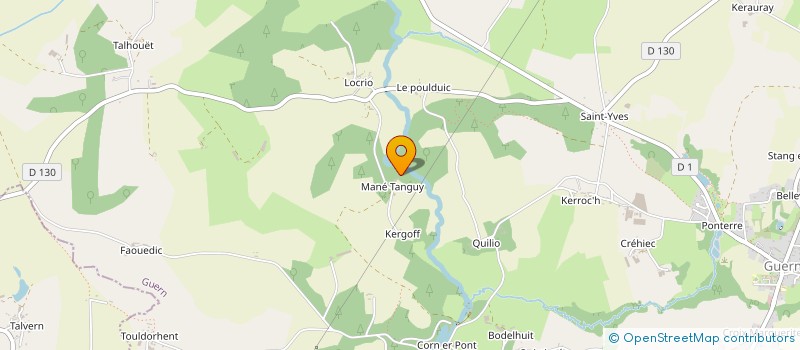 localisation de l'entreprise MONSIEUR THIERRY LE NAGAT à GUERN