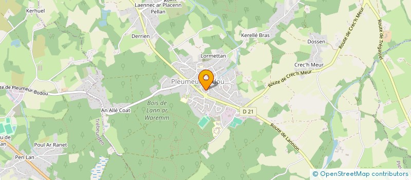 localisation de l'entreprise MONSIEUR THIERRY LE PARC à PLEUMEUR-BODOU