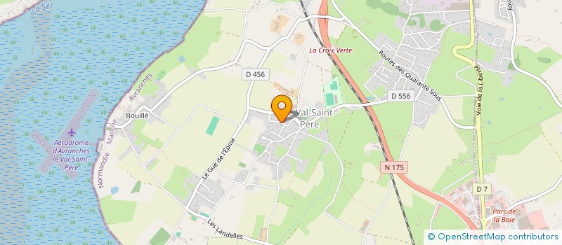 localisation de l'entreprise MONSIEUR THIERRY LE POUHAER  LE VAL-SAINT-PERE