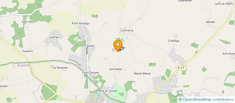 localisation de l'entreprise MONSIEUR THIERRY LE RAY  PLUMERGAT