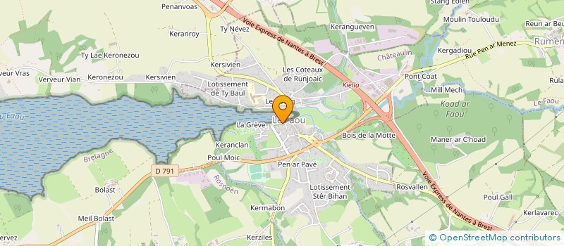 localisation de l'entreprise MONSIEUR THIERRY LE ROULLEY  PONT-DE-BUIS-LES-QUIMERCH