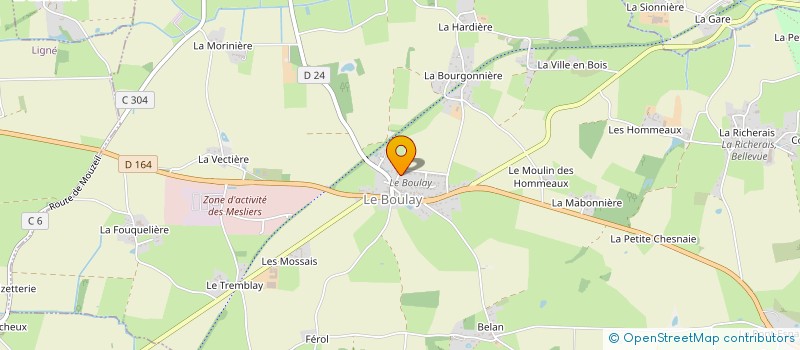 localisation de l'entreprise MONSIEUR THIERRY LE ROUX  MOUZEIL